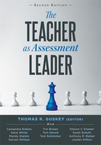 The Teacher as Assessment Leader, Second Edition by Thomas R. Guskey (Editor); chess pieces, with a lone blue king.